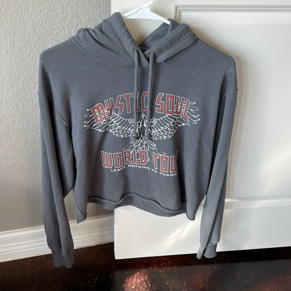 Hollister Mystic Soul crop hoodie sweatshirt